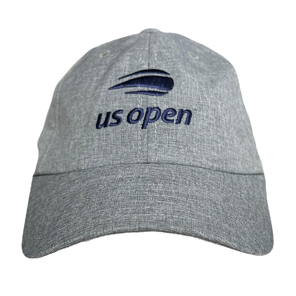 US Open Hat‎ Cap Strap Back Mens Gray Tennis 2020 President's Suite Embroidered